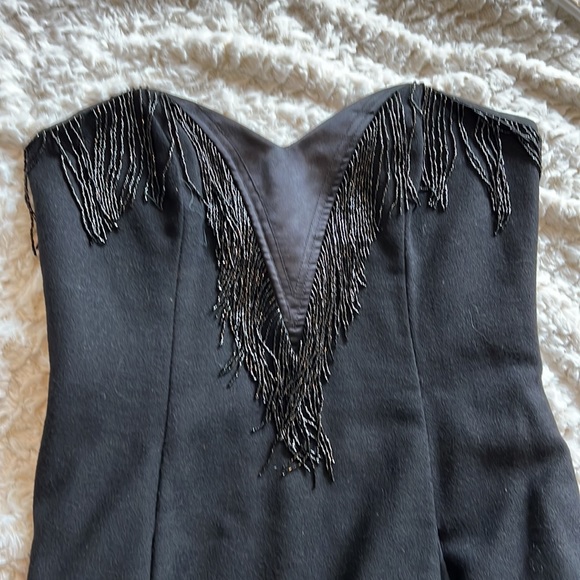 Zakura black cocktail dress. Pure virgin wool that drape’s beautifully - Picture 4 of 7